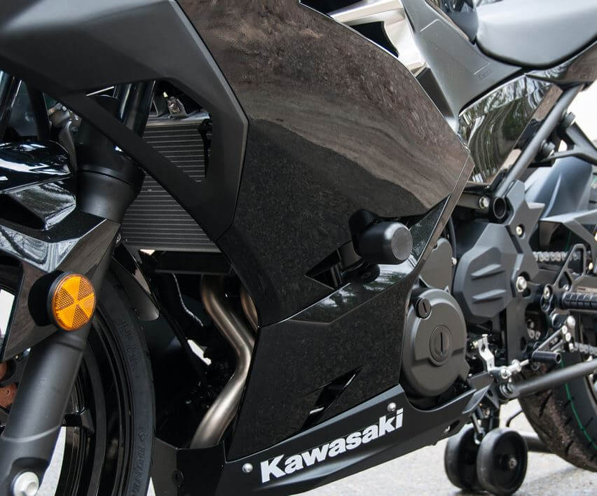 Woodcraft Frame Slider Street Kit '18-'21 Kawasaki Ninja 400/Z400