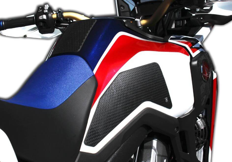 TechSpec Snake Skin Tank Grip Pads 2016-2018 Honda CRF1000L Africa Twin | Red/Whte/Blue Paint