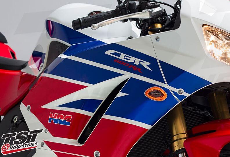 TST Industries LED Halo-1 Flushmount Turn Signals for '13+ Honda CBR600RR