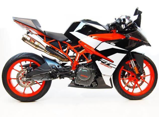 Competition Werkes GP High Mount Slip-On Exhaust 2017-2018 KTM RC390