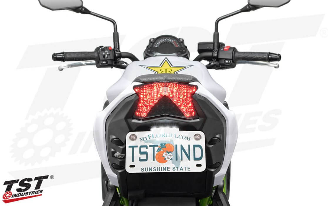 TST Industries Programmable Sequential LED Integrated Tail Light '17-19 Kawasaki Z650/Ninja 650