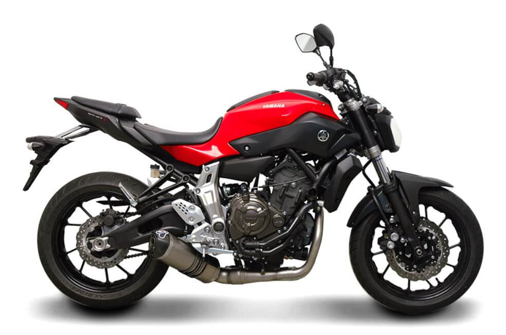 Termignoni Relevance Stainless/Titanium Full Exhaust System '15-'19 Yamaha FZ-07/MT-07/XSR700