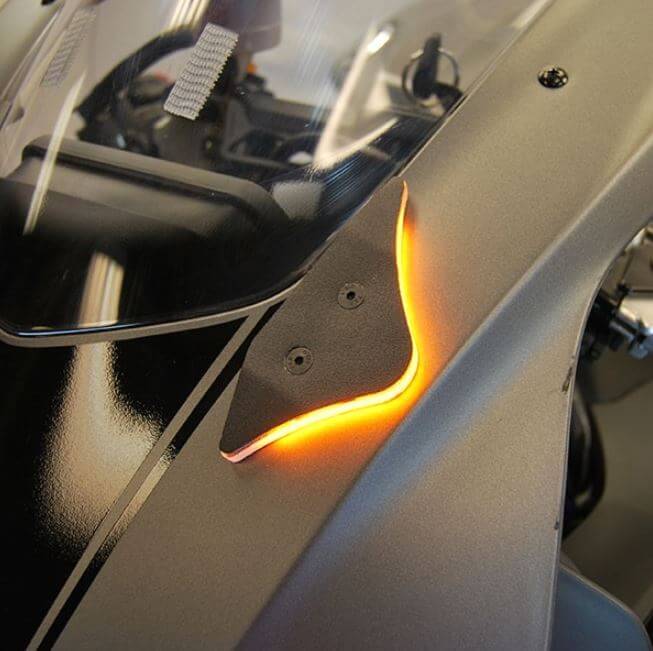 New Rage Cycles Mirror Block Off Turn Signals 2015-2019 Yamaha R1/R1M/R1S