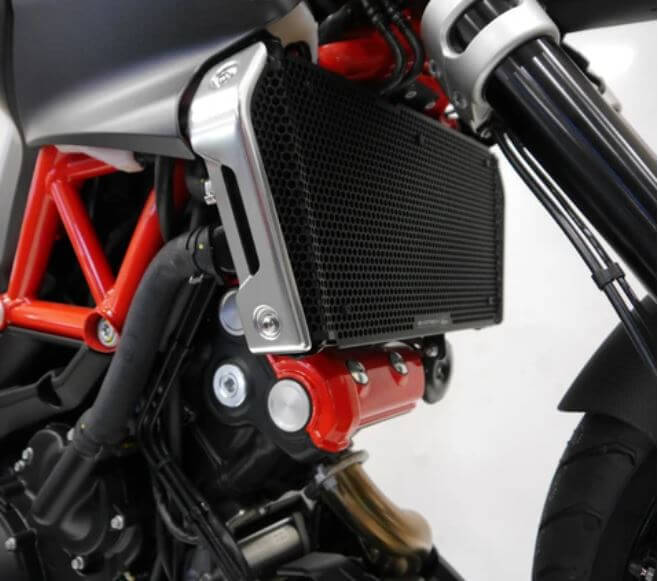 Evotech Performance Radiator Guard '07-'17 Aprilia Shiver SL 750, '08-'17 Dorsoduro 750, '18+ Shiver 900