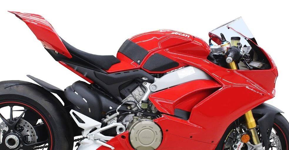 TechSpec Snake Skin Tank Grip Pads 2018+ Ducati Panigale V4