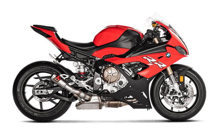 Akrapovic Slip-On Titanium Exhaust '20-'24 BMW S1000RR/M1000RR/S1000R