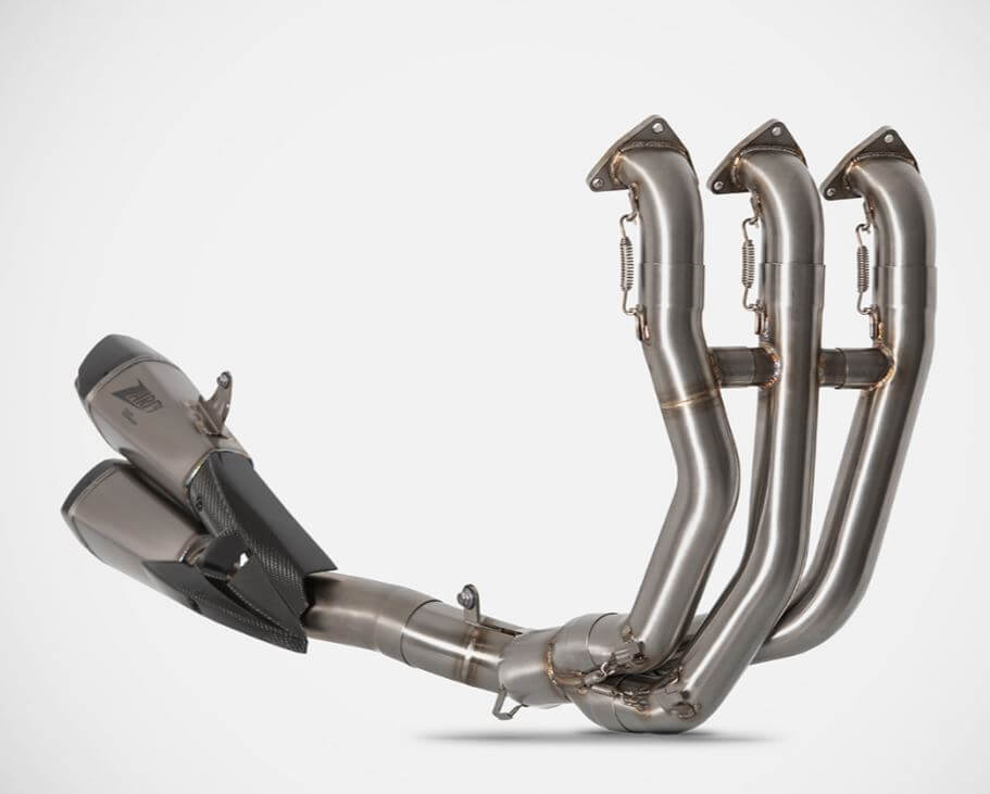 ZARD Stainless Steel Link Pipe for Euro 5 Exhaust '21-'23 Triumph Speed Triple 1200 RS/RR