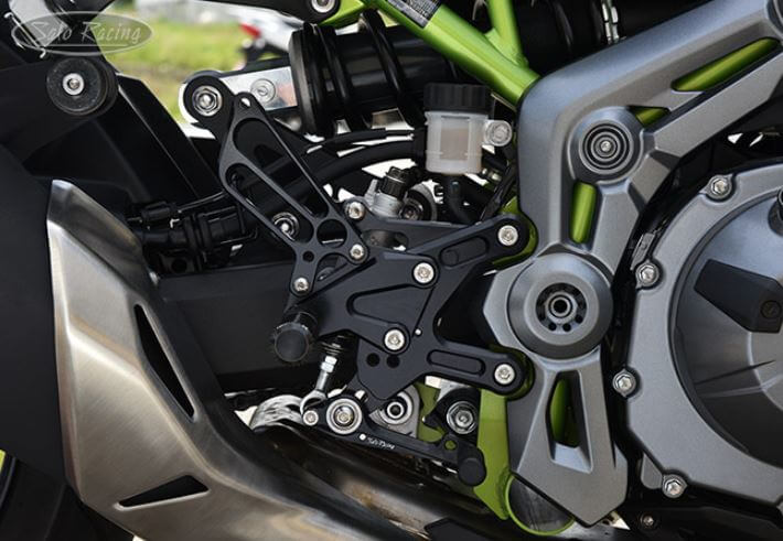 Sato Racing Adjustable Rearsets '17-'19, '20-'21 Kawasaki Z900