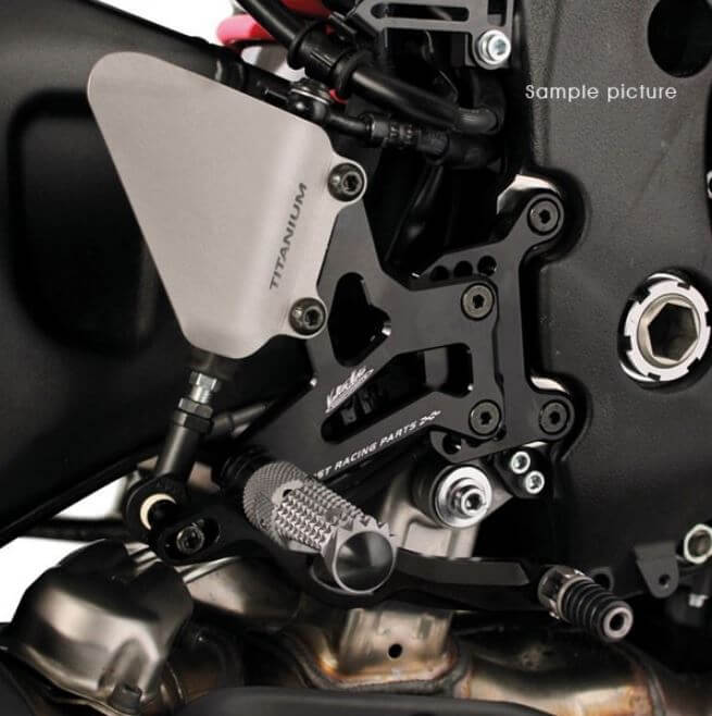 Valter Moto Adjustable Rearsets Type 3.5 2018+ Ducati Panigale V4
