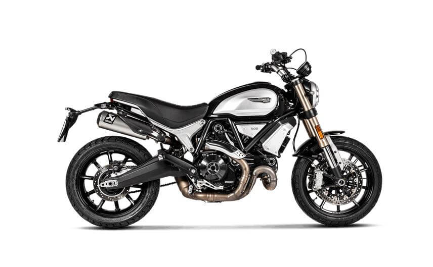 Akrapovic Slip-On Line (Titanium) Exhaust 2018+ Ducati Scrambler 1100