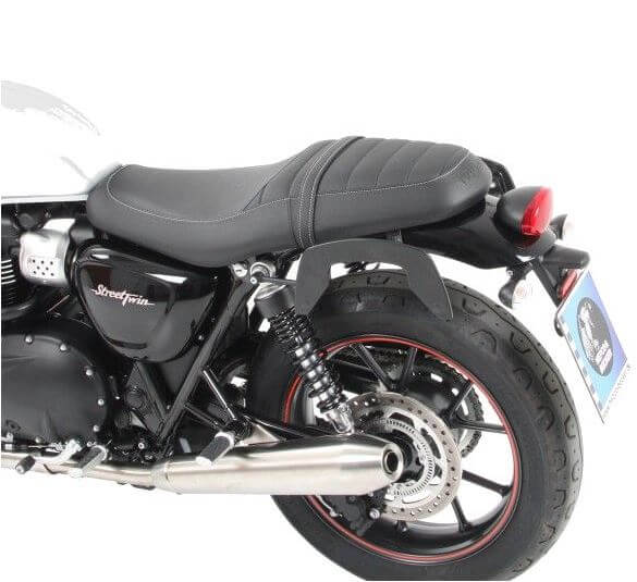 Hepco & Becker C-Bow Carrier for '16- Triumph Bonneville T120 in Chrome