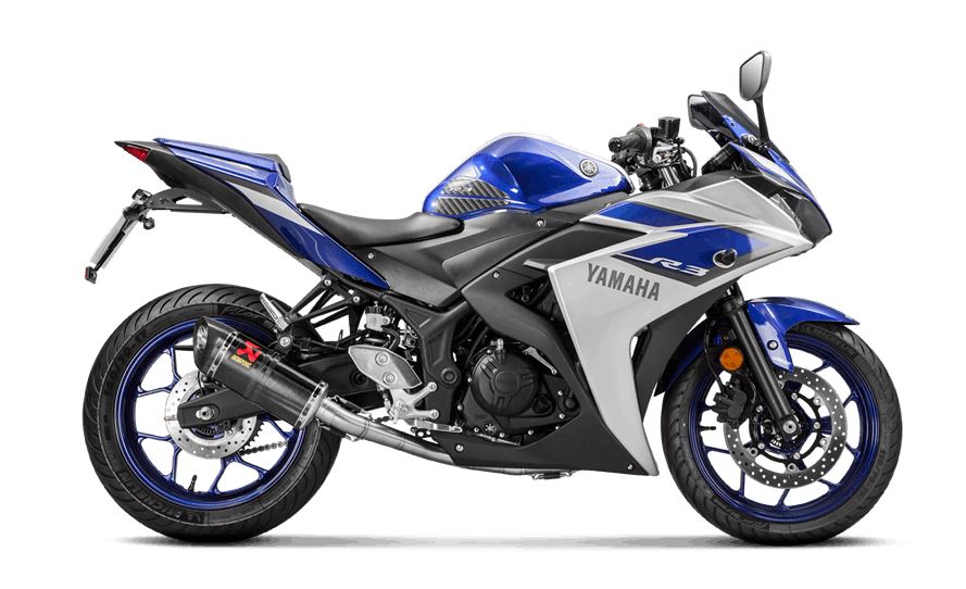 Akrapovic Racing Line (Carbon) Full Exhaust '15-'20 Yamaha YZF R3, '20-'21 MT-03