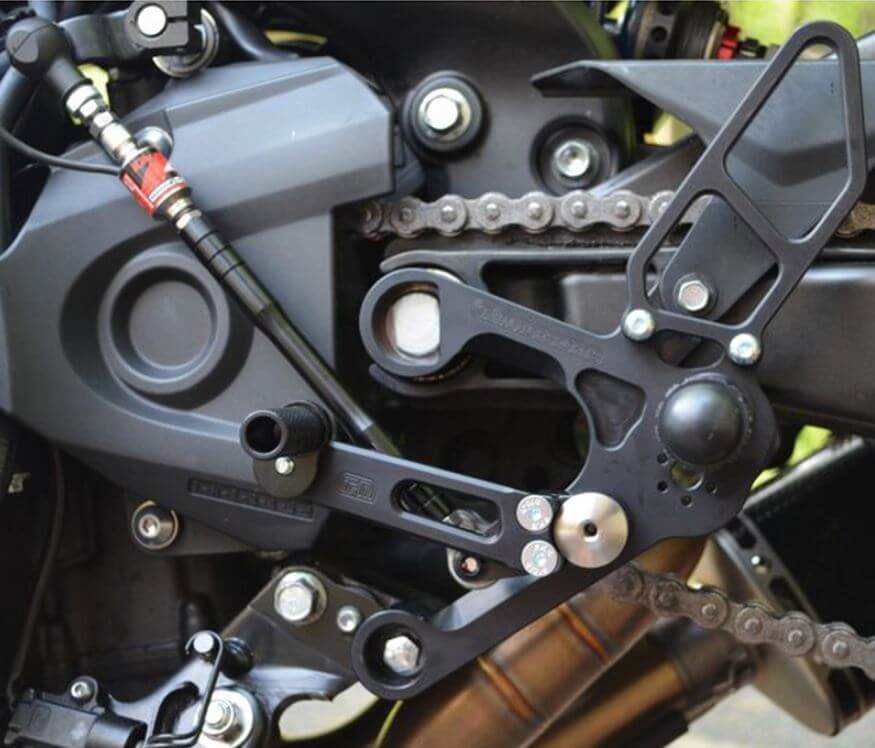 Woodcraft Adjustable Rearsets '14-'22 Yamaha FZ-09/MT-09/XSR900/FJ-09/