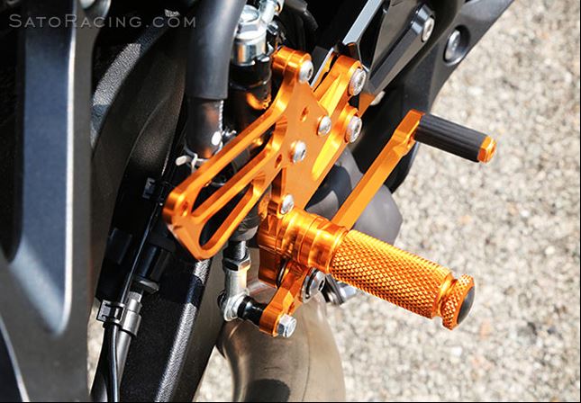 Sato Racing Race Concept Rear Sets 2017+ Suzuki GSX-R1000/R