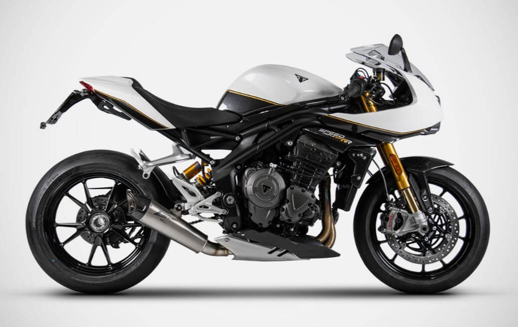 ZARD Titanium Slip-On Exhaust 21-23 Triumph Speed Triple 1200 RS/RR