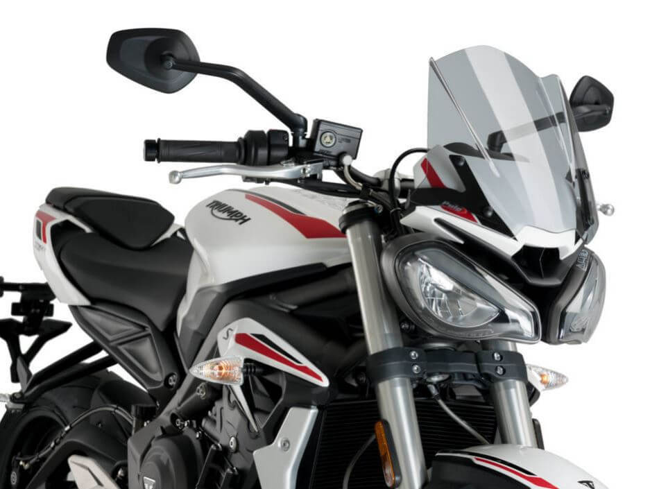 Puig New Generation Naked Windscreen '20-'21 Triumph Street Triple 765 S/R/RS