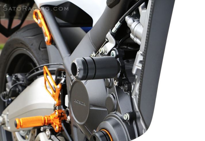 Sato Racing Frame Sliders '19-'20 Honda CBR650R/CB650R, '14-'18 CBR650F/CB650F