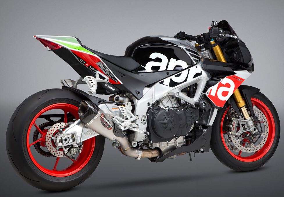 Yoshimura Race ALPHA T TT-TT-CF Slip-On Exhaust '17-'19 Aprilia RSV4 / Tuono V4