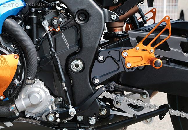 Sato Racing Race Concept Rear Sets 2017+ Suzuki GSX-R1000/R