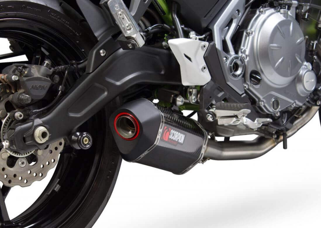 Scorpion Serket Carbon Full Exhaust System '17-'20 Kawasaki Z650