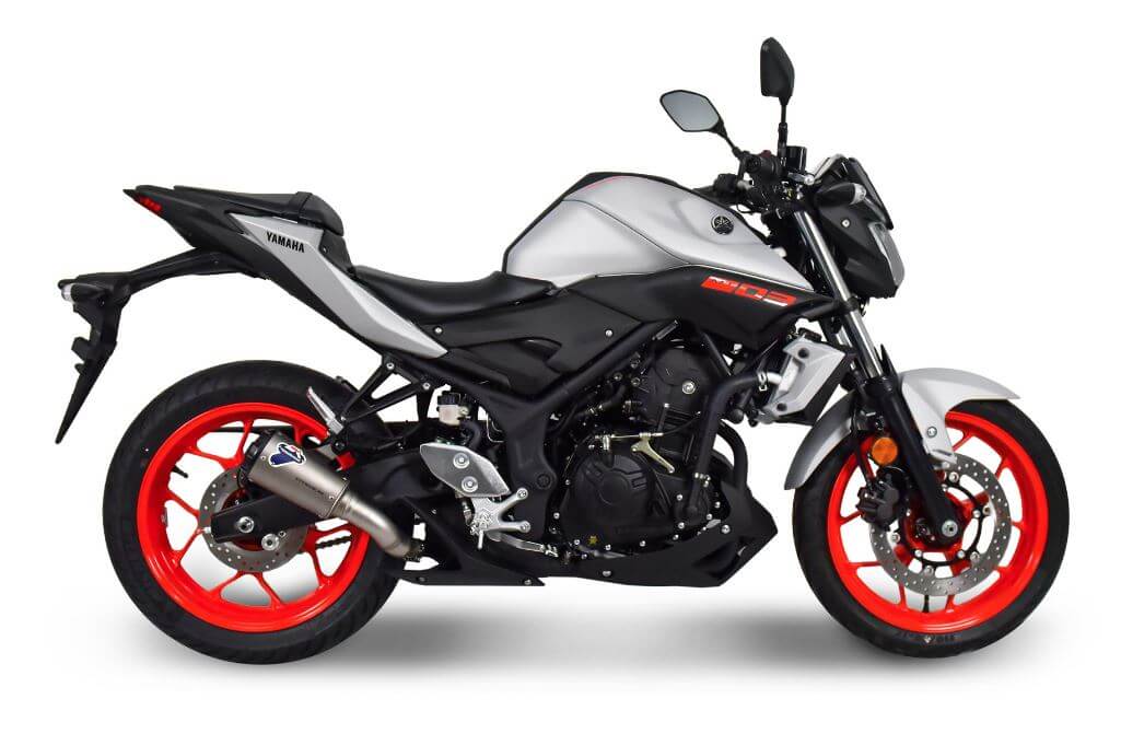 Termignoni SO-02 Titanium Slip-On Exhaust '15-'19 Yamaha YZF R3/MT-03