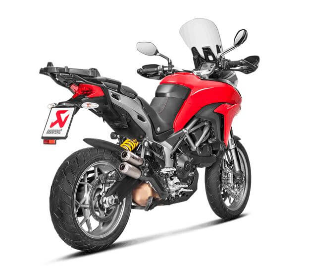 Akrapovic Slip-On Line (Titanium) Exhaust 2017-2018 Ducati Multistrada 950/1200 Enduro