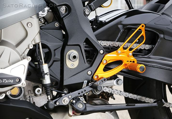 Sato Racing Adjustable Rearsets '17-'18 BMW S1000RR