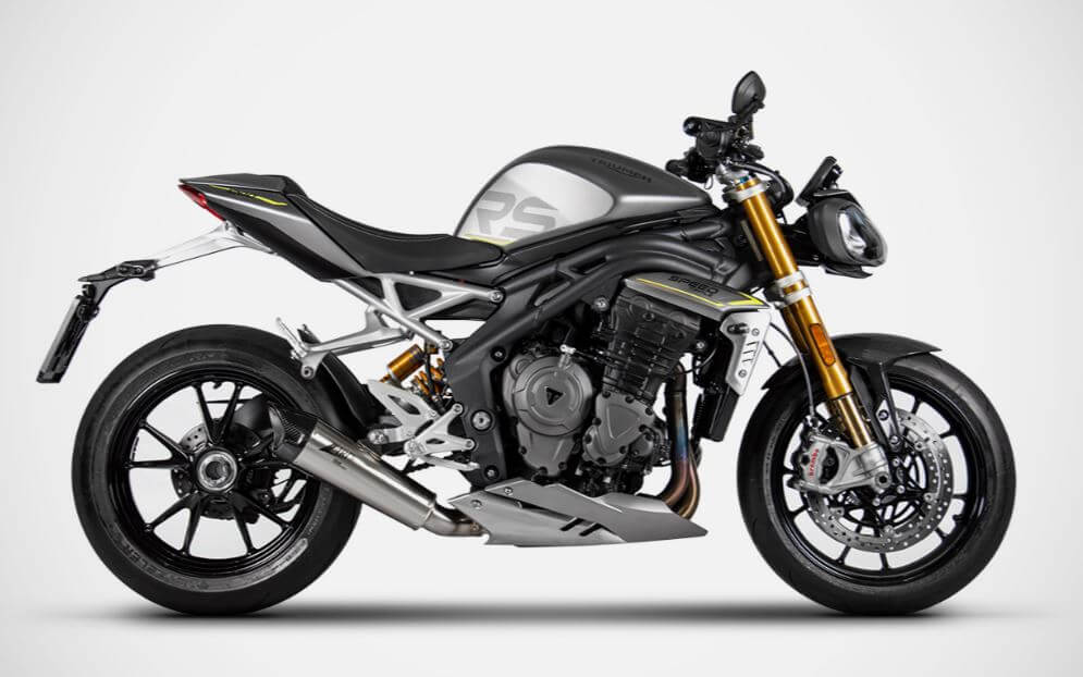 ZARD Titanium Racing Slip-On Exhaust '21-'23 Triumph Speed Triple 1200 RS/RR