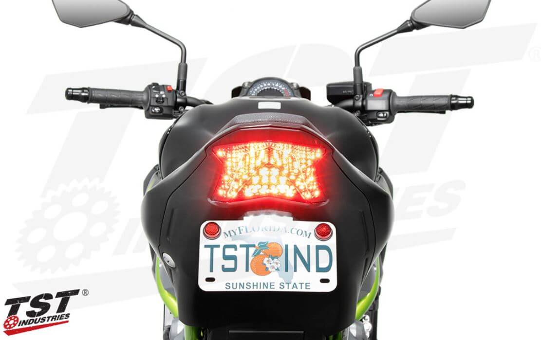 TST Industries Programmable Sequential LED Integrated Tail Light '20+ Kawasaki ZH2