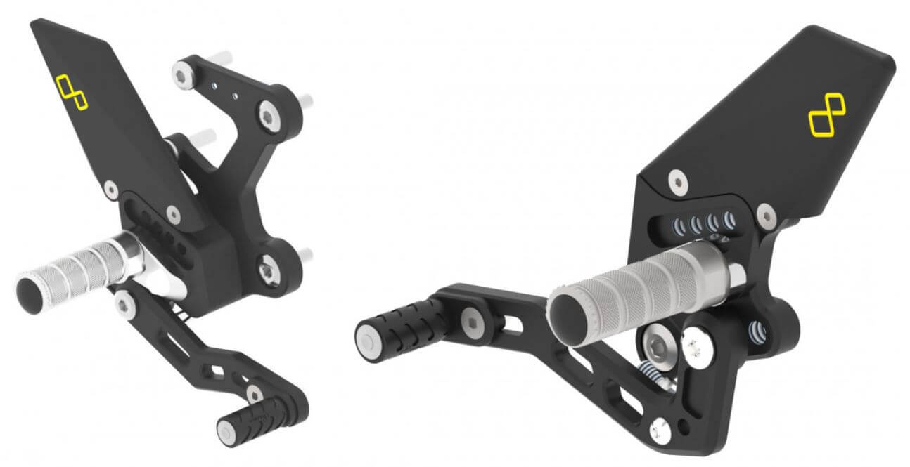 Lightech Adjustable Rearsets '18-'20 Kawasaki Ninja 400