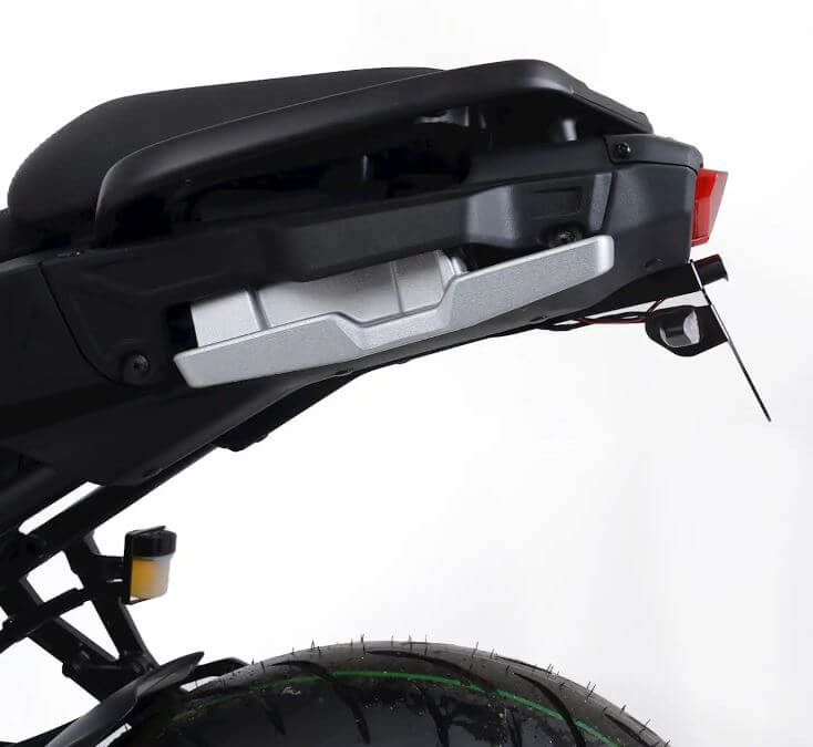 R&G 'Tail Tidy' Fender Eliminator Kit '21-'22 Yamaha Tracer 9 GT (with Panniers) | LP0326BK