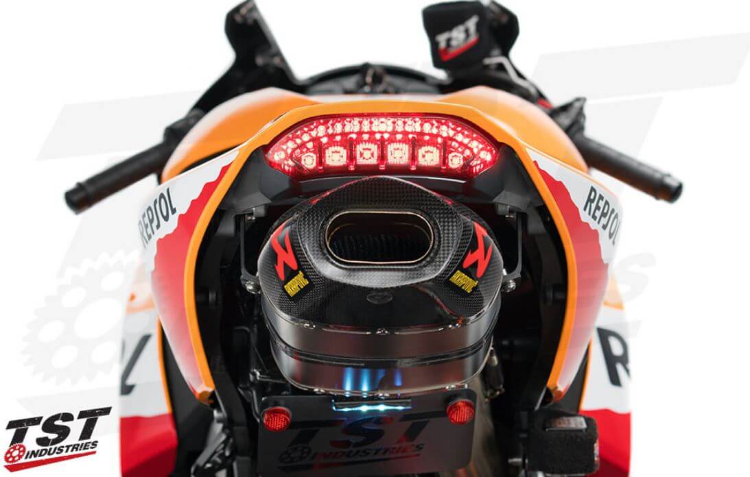 TST Industries V2 LED Sequential Integrated Tail Light 13-24 Honda CBR600RR