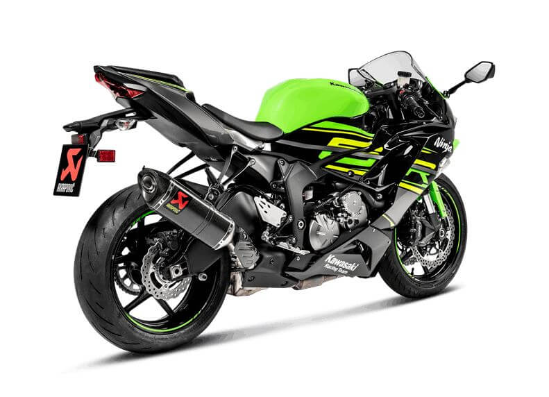Akrapovic Slip-On Line (Carbon) Exhaust '09-'20 Kawasaki ZX6R, '13-'20 ZX6R 636