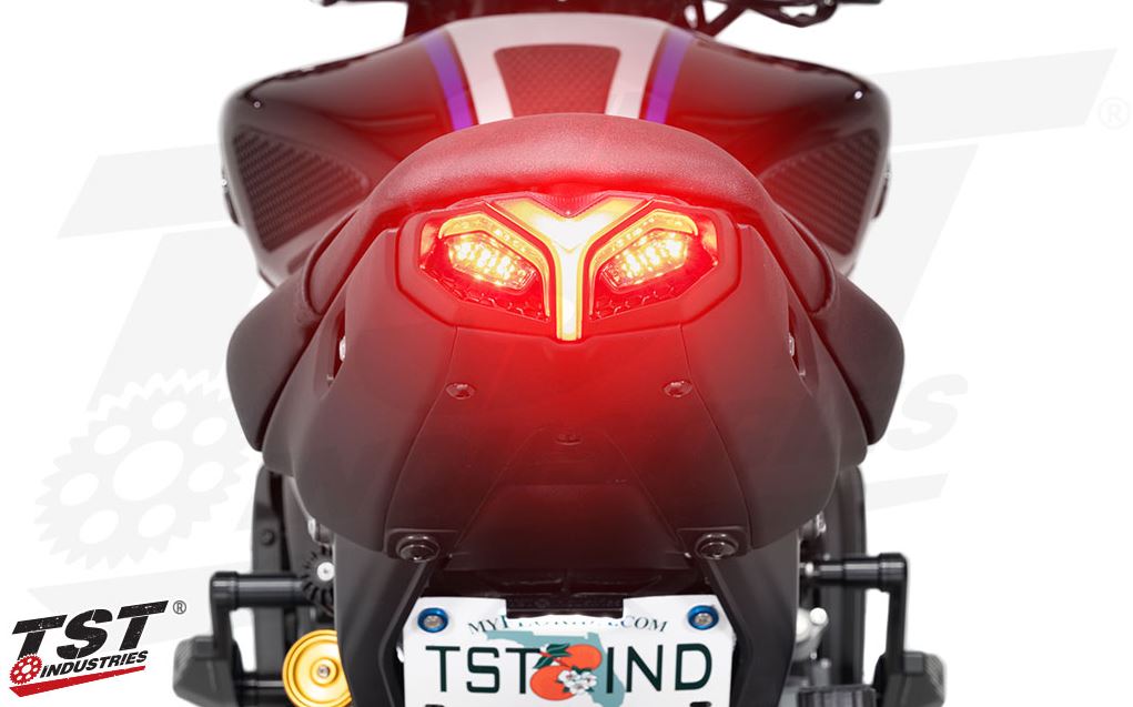 TST Industries Programmable & Sequential LED Integrated Tail Light '21-'22 Yamaha MT-09