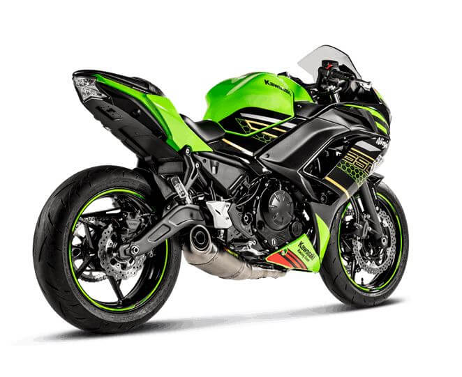 Akrapovic Racing Line (Titanium) Full Exhaust '17-'23 Kawasaki Z650/Ninja 650 | S-K6R13-AFCRT