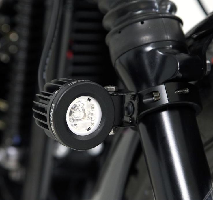 DENALI 50mm-60mm Tube Mount Kit For Mounting Auxiliary Lights To Inverted Fork Tube