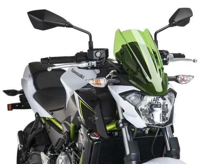 Puig Naked New Generation Sport Windscreens '17-'19 Kawasaki Z650