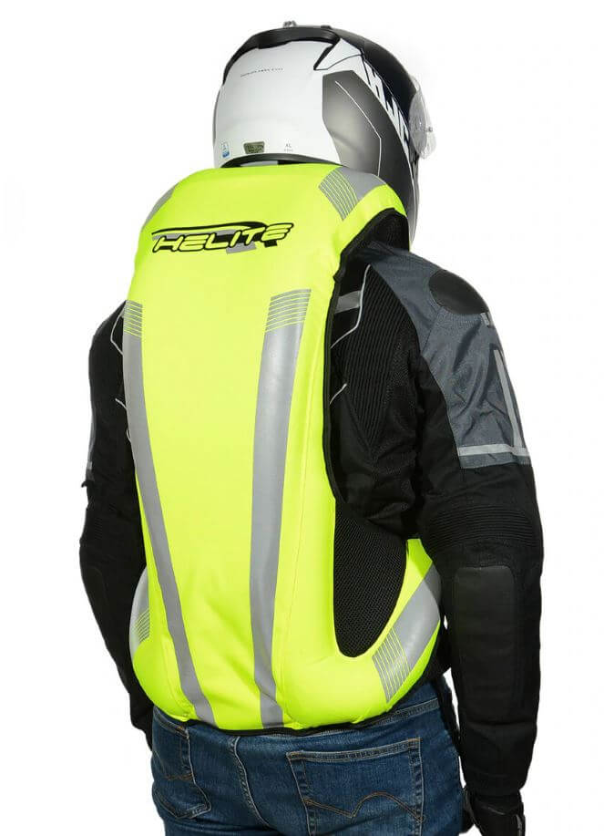 Helite Turtle 2 Airbag Vest Hi-Viz Yellow