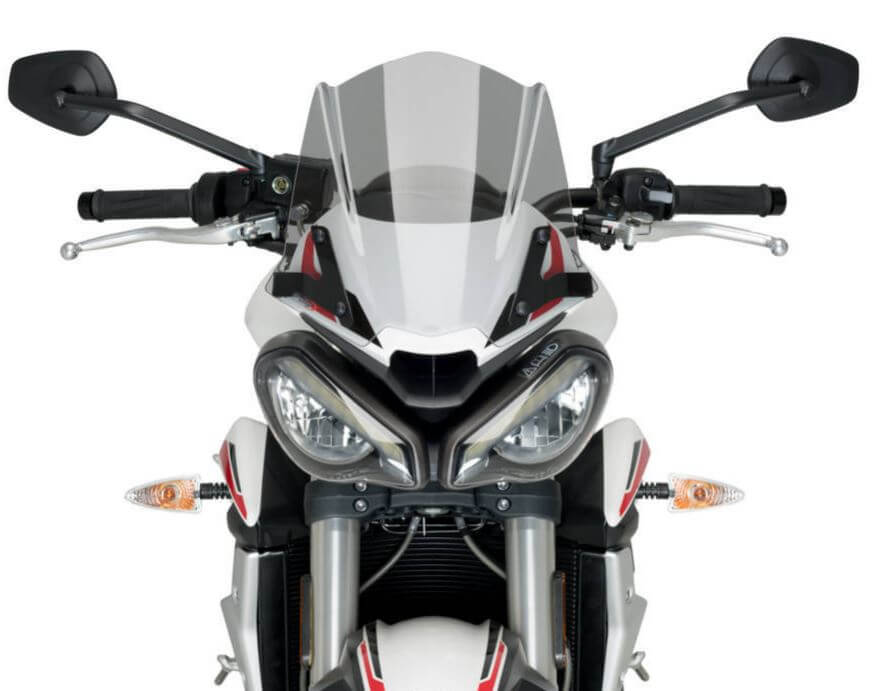 Puig New Generation Naked Windscreen '20-'21 Triumph Street Triple 765