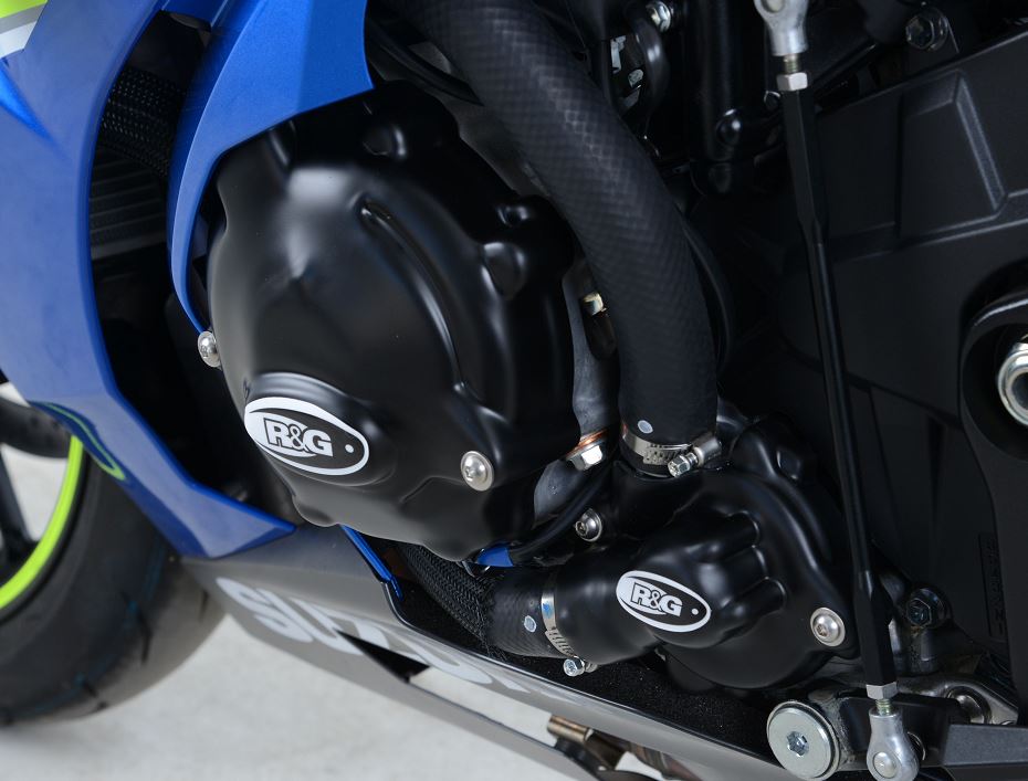 R&G Racing Engine Case Cover Kit (3pc) 2017-2018 Suzuki GSX-R1000/R | KEC0103BK