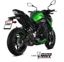 MIVV Double Gun Black Stainless Steel Slip-On Exhausts '20-'22 Kawasaki Z900 | K.052.SDGB