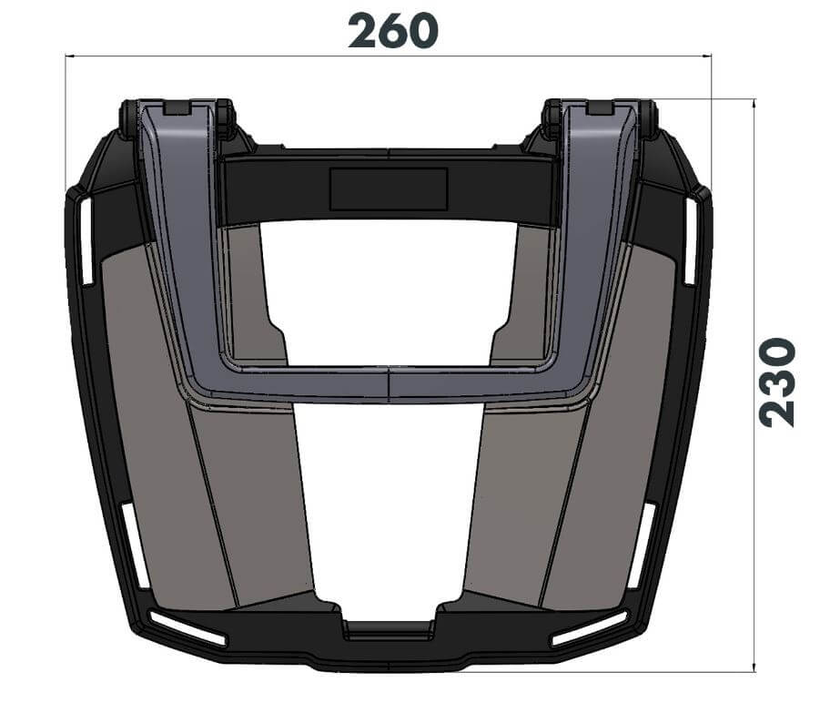 Hepco & Becker Easyrack Top Case Carrier '16-'20 Honda CB500X