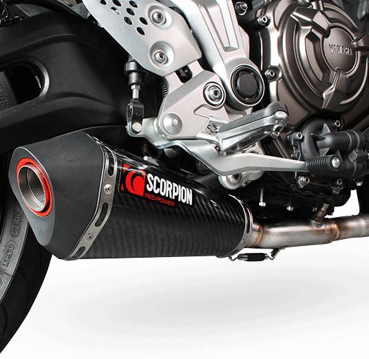 Scorpion Serket Taper Full Exhaust System for '14-'19 Yamaha FZ-07/MT-07