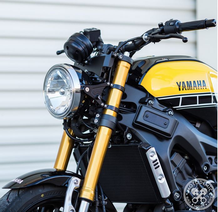 MOTODEMIC 7 inch Headlight Conversion Kit 2016-2017 Yamaha XSR900