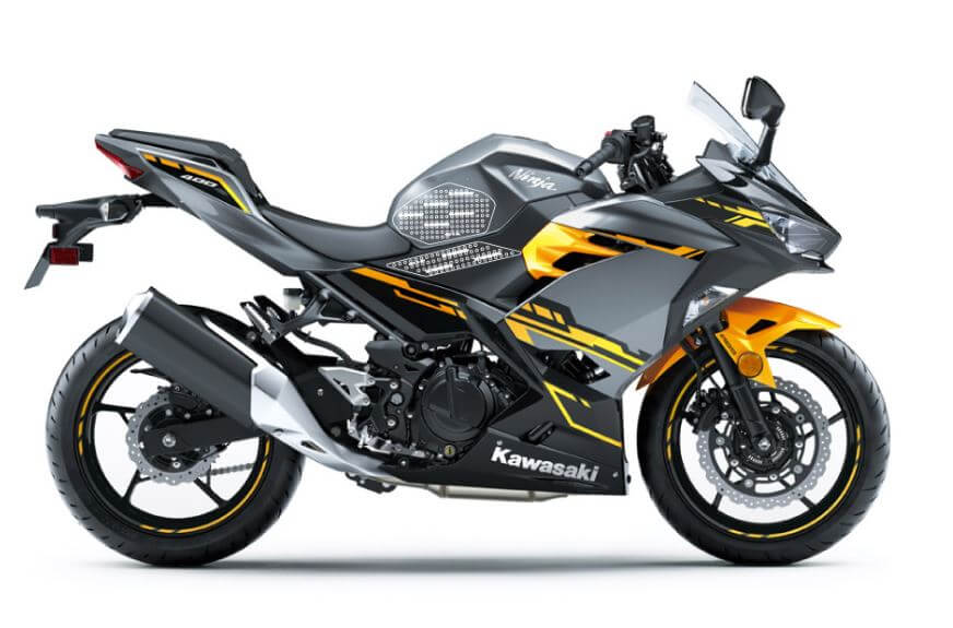 StompGrip Volcano Traction Tank Pad Kit 2018+ Kawasaki Ninja 400