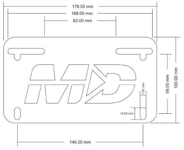 Motodynamic Fender Eliminator '16-'18 Kawasaki ZX-10R/R
