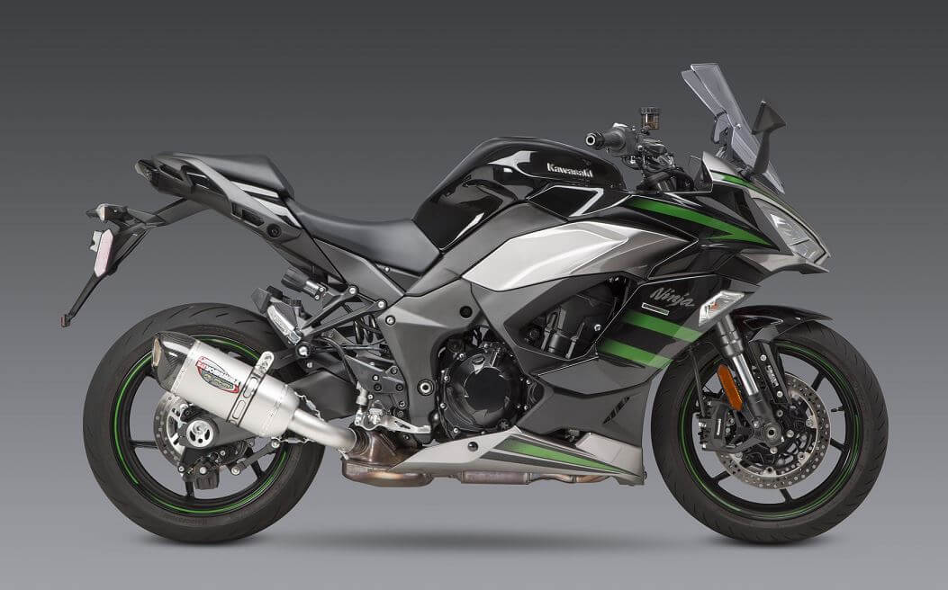 Yoshimura Alpha Stainless Slip-On Exhaust '20-'21 Kawasaki Ninja 1000SX