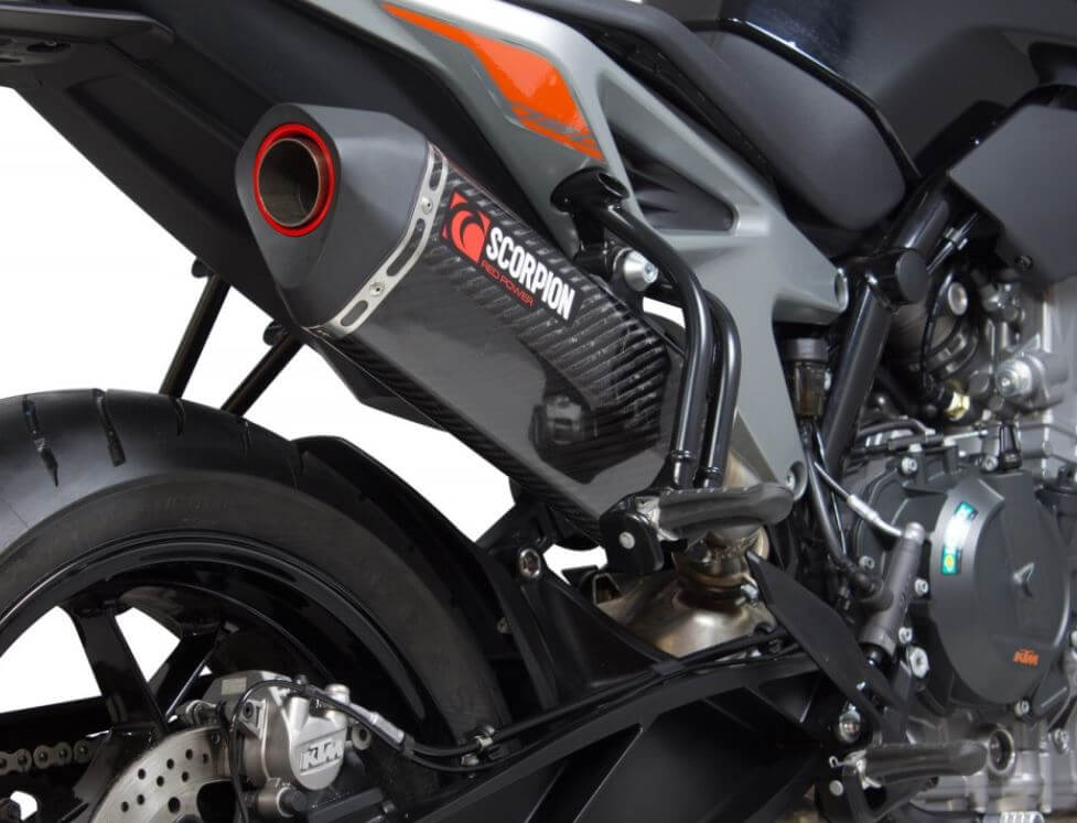 Scorpion Serket Parallel Slip-On Exhaust '18-'19 KTM 790 Duke