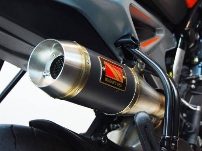 Competition Werkes GP High Slip-On Exhaust 19-24 KTM 790 Duke, 21-24 890 Duke