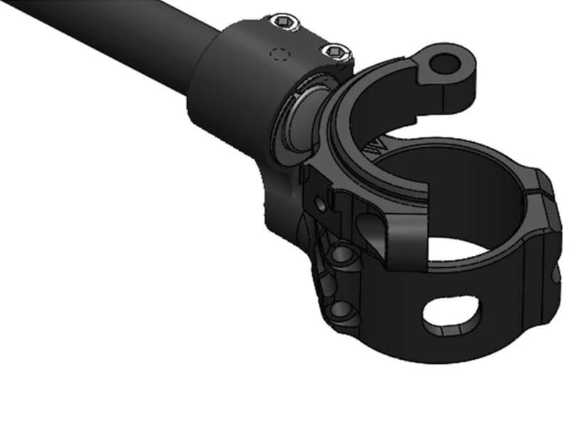 Woodcraft Side Mount 35mm Rise Eccentric Clip-On '20+ BMW S1000RR